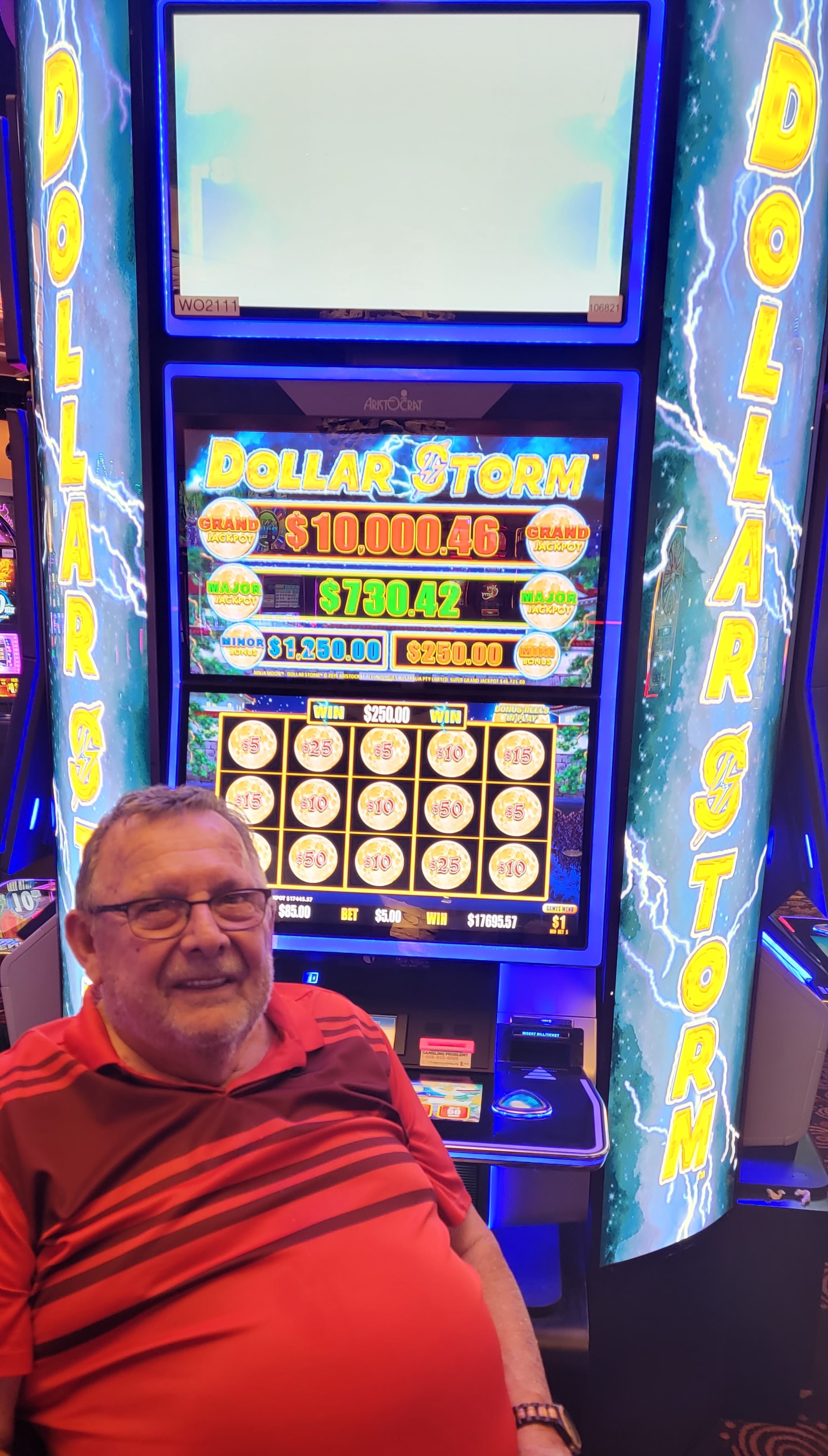Thomas won $17,695