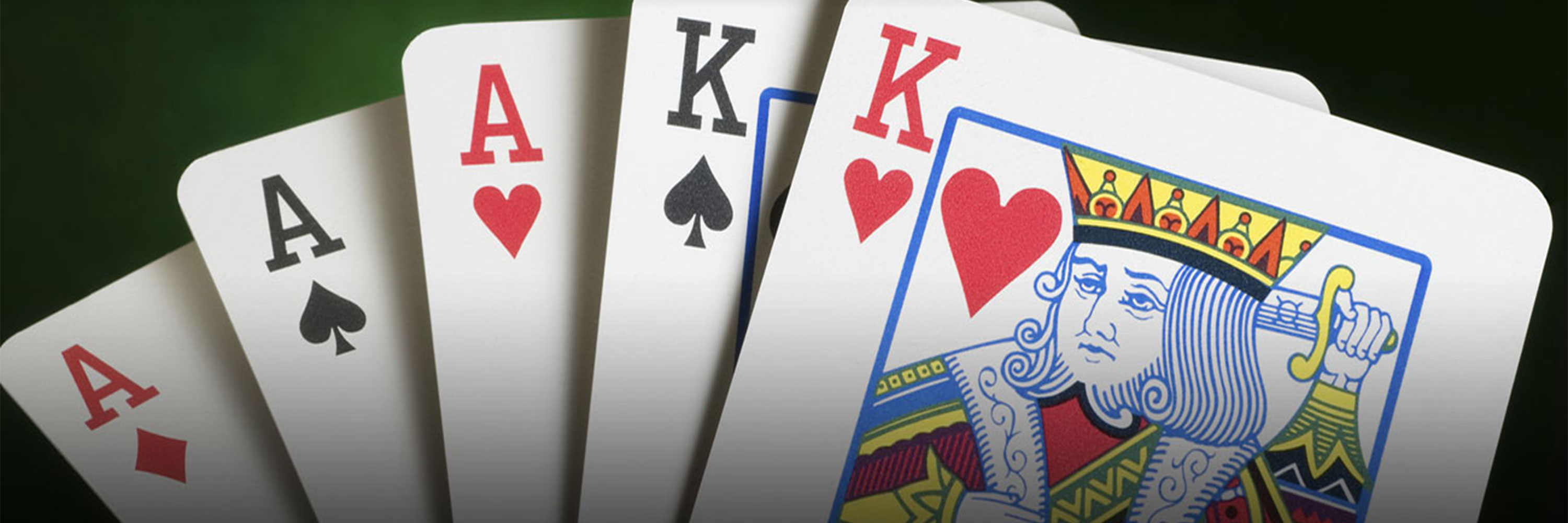 Photo of playing cards fanned out