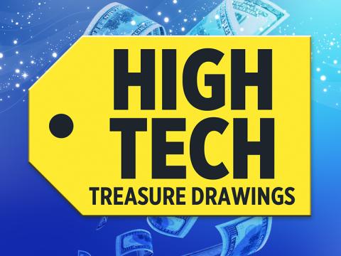 High Tech Treasure Drawings