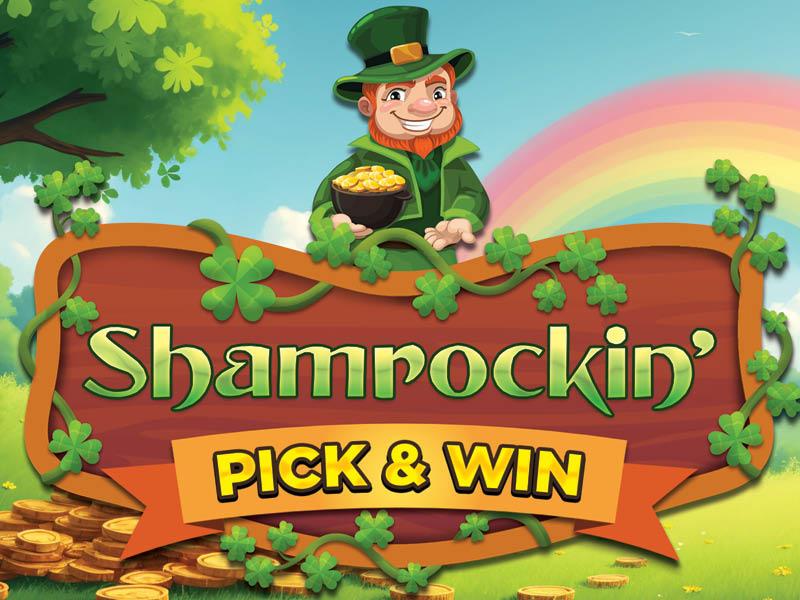 $100,000 Shamrock Pick & Win Kiosk Game Drawing
